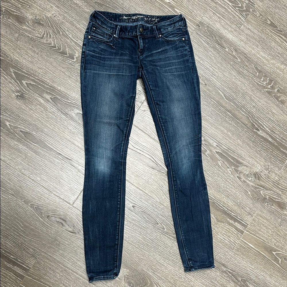 Express Women’s Jean leggings Dark Blue Wash Jeans Size 0 (XS)